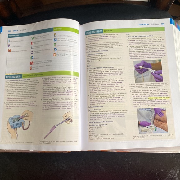 Used basic nursing textbook all pages included some highlighting - Picture 3 of 3